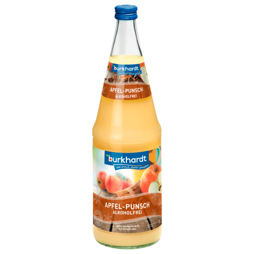 Burkhardt Apfel-Punsch Alkoholfrei 1l